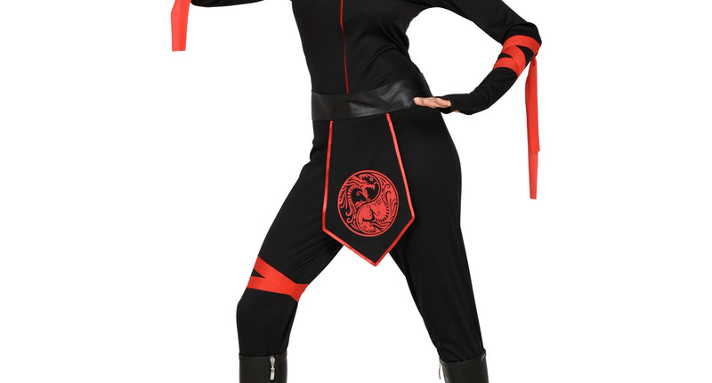 e-carnavalskleding-SYK Ninja pak dames Warrior