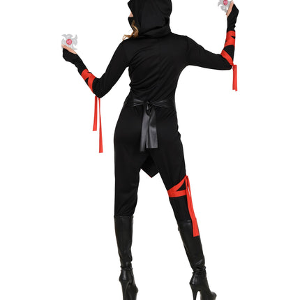 e-carnavalskleding-SYK Ninja pak dames Warrior