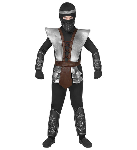 e-carnavalskleding-SYK Ninja pak meester Mark jongen