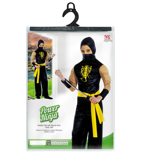 e-carnavalskleding-SYK Ninja pak Power John kind