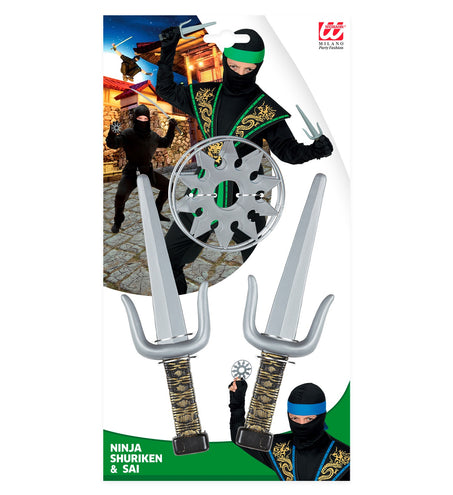 e-carnavalskleding-SYK Ninja wapenset