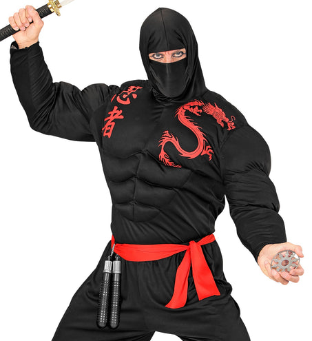 e-carnavalskleding-SYK Nunchako zwart budget