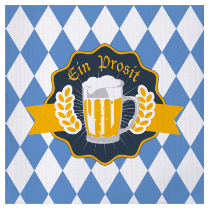 e-carnavalskleding-SYK Oktoberfeest servetten 16 stuks