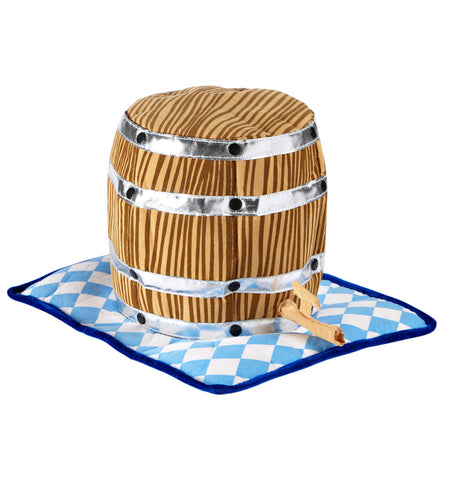 e-carnavalskleding-SYK Oktoberfest hoed biervat blau weiss