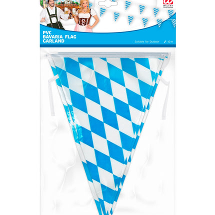 e-carnavalskleding-SYK Oktoberfest vlaggenlijn geblokt