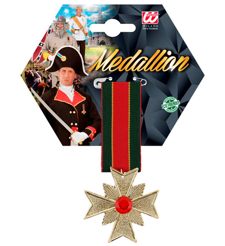 e-carnavalskleding-SYK Onderscheiding gevecht medaille leger vierkant
