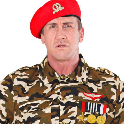 e-carnavalskleding-SYK Onderscheiding leger soldaten medailles