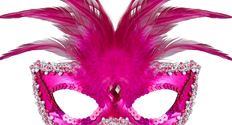 e-carnavalskleding-SYK Oogmasker Barones Metalic Rose