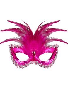 e-carnavalskleding-SYK Oogmasker Barones Metalic Rose