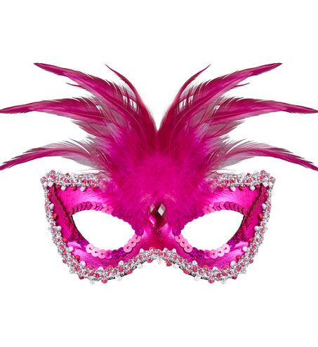 e-carnavalskleding-SYK Oogmasker Barones Metalic Rose