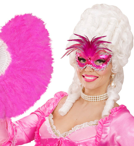 e-carnavalskleding-SYK Oogmasker Barones Metalic Rose