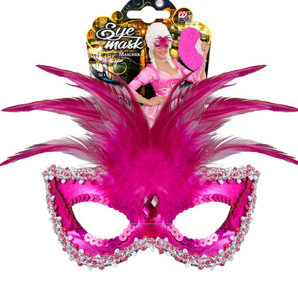 e-carnavalskleding-SYK Oogmasker Barones Metalic Rose
