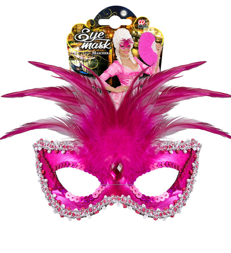 e-carnavalskleding-SYK Oogmasker Barones Metalic Rose