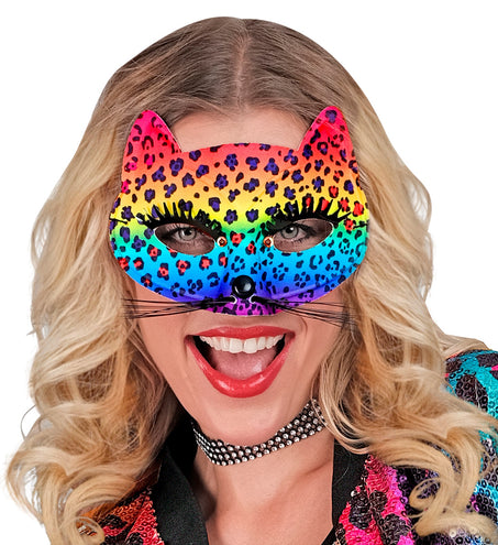 e-carnavalskleding-SYK Oogmasker luipaard