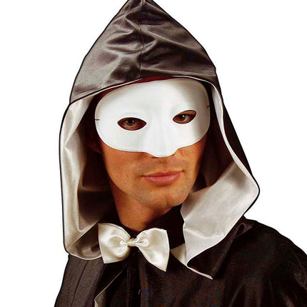 e-carnavalskleding-SYK oogmasker maskerade wit