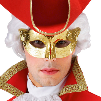 e-carnavalskleding-SYK Oogmasker metallic goud