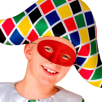 e-carnavalskleding-SYK Oogmasker rood Domino
