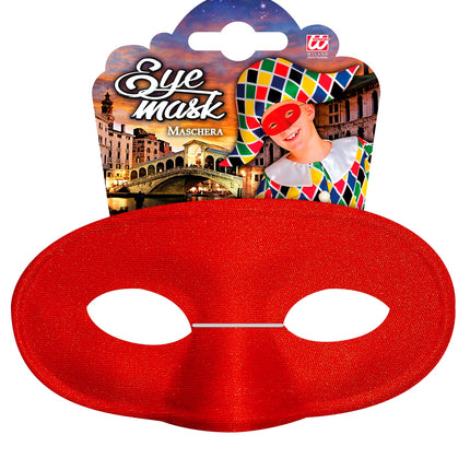 e-carnavalskleding-SYK Oogmasker rood Domino