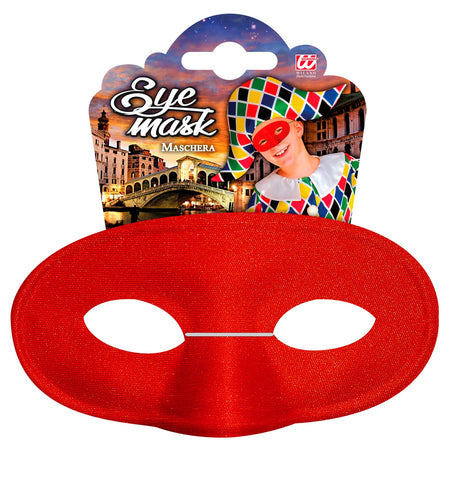 e-carnavalskleding-SYK Oogmasker rood Domino