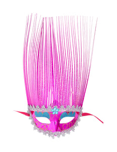 e-carnavalskleding-SYK oogmasker rose met lange punten