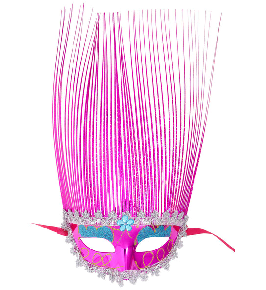 e-carnavalskleding-SYK oogmasker rose met lange punten