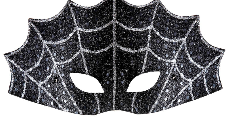 e-carnavalskleding-SYK Oogmasker spinnenweb heks