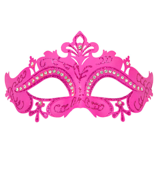 e-carnavalskleding-SYK Oogmasker Venetie Met Stenen Rose