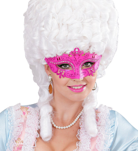 e-carnavalskleding-SYK Oogmasker Venetie Met Stenen Rose
