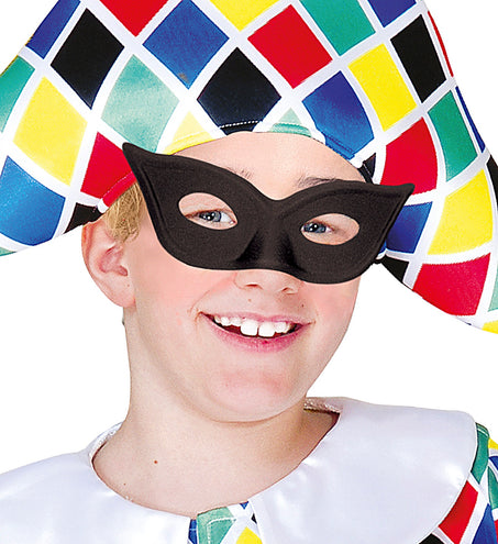 e-carnavalskleding-SYK Oogmasker vlinder zwart kinderen