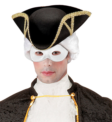 e-carnavalskleding-SYK Oogmasker wit