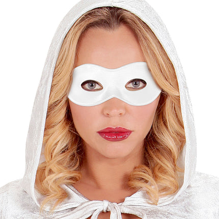 e-carnavalskleding-SYK Oogmasker wit