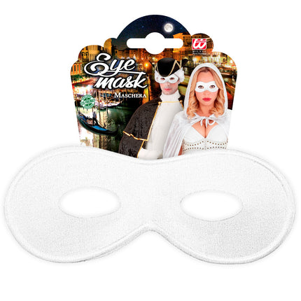 e-carnavalskleding-SYK Oogmasker wit