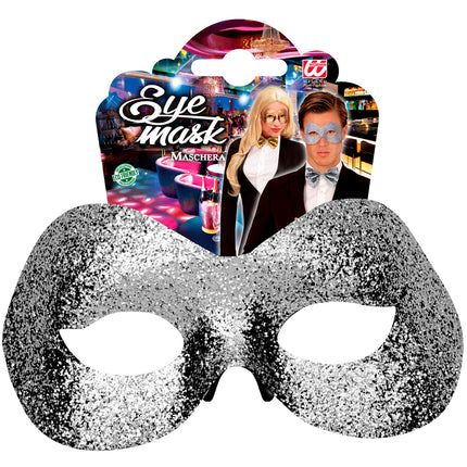 e-carnavalskleding-SYK Oogmasker zilver