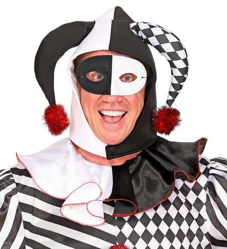 e-carnavalskleding-SYK Oogmasker Zwart / Wit