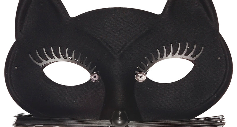 e-carnavalskleding-SYK Oogmasker zwarte kat krabbie