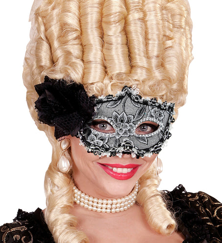 e-carnavalskleding-SYK Oogmaskers met bloem