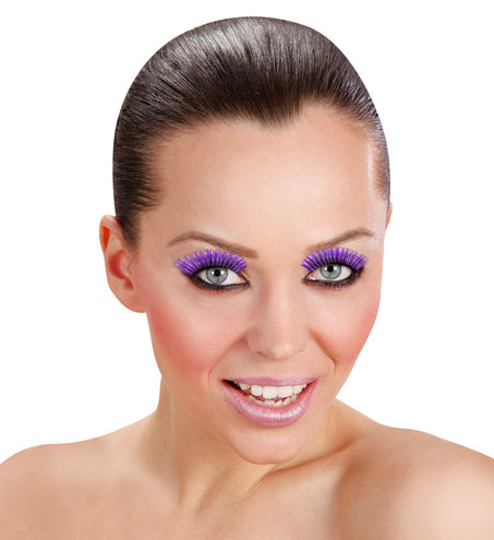 e-carnavalskleding-SYK Oogwimpers Laser Fashion paars