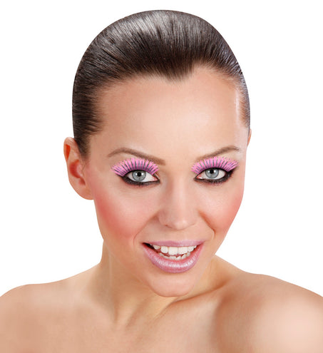 e-carnavalskleding-SYK Oogwimpers Laser Fashion roze