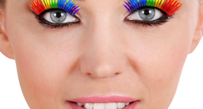 e-carnavalskleding-SYK oogwimpers regenboog