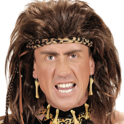e-carnavalskleding-SYK Oorbellen grotbewoners Flintstones