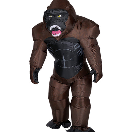 e-carnavalskleding-SYK Opblaasbaar gorilla kostuum unisex