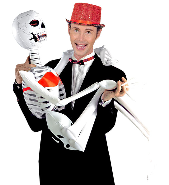e-carnavalskleding-SYK Opblaasbaar skelet 183cm