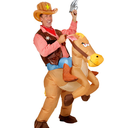 e-carnavalskleding-SYK Opblaasbare cowboy hoeden