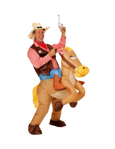 e-carnavalskleding-SYK Opblaasbare cowboy paarden