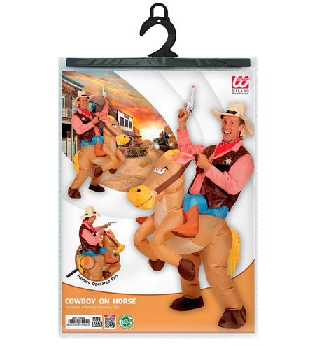 e-carnavalskleding-SYK Opblaasbare cowboy paarden
