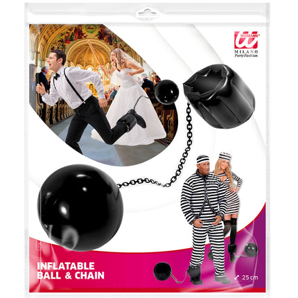 e-carnavalskleding-SYK Opblaasbare enkelbal 25cm