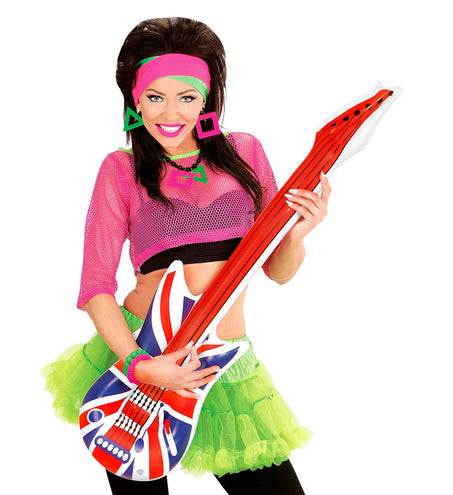 e-carnavalskleding-SYK Opblaasbare gitaar Engeland UK