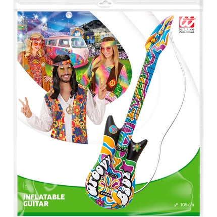 e-carnavalskleding-SYK Opblaasbare groovy gitaar