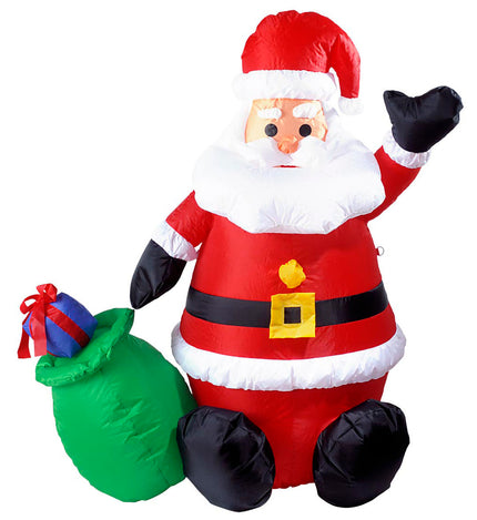 e-carnavalskleding-SYK Opblaasbare kerstman 122cm