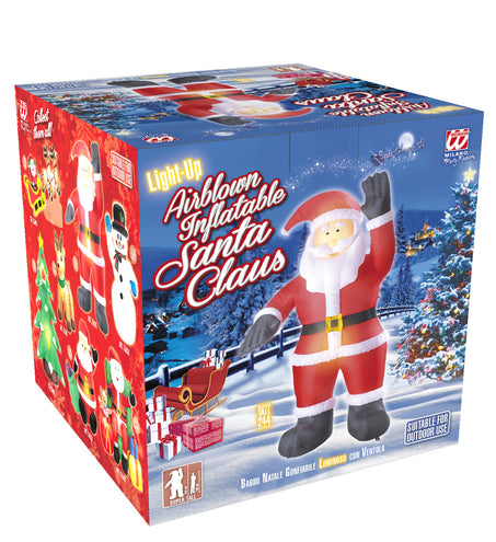 e-carnavalskleding-SYK Opblaasbare kerstman 244cm